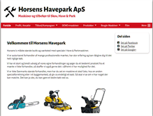 Tablet Screenshot of horsenshavepark.dk